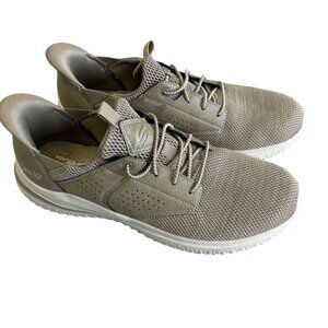 Skechers Taupe Men's US 10 Swift Fit Sneakers Slip on